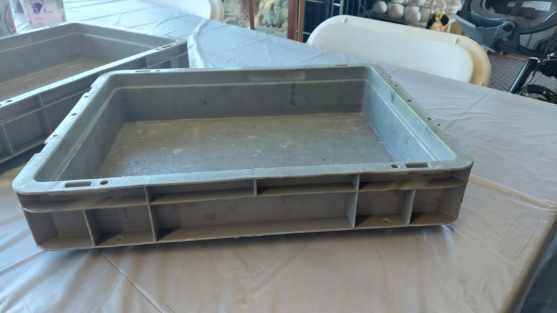 EF4070 Containers Stackable ESD Conductive Solid Base/Sides