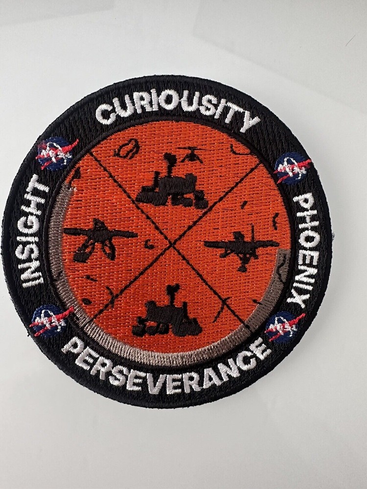 NASA MARS ROVERS MISSIONS PATCH 2024 3”