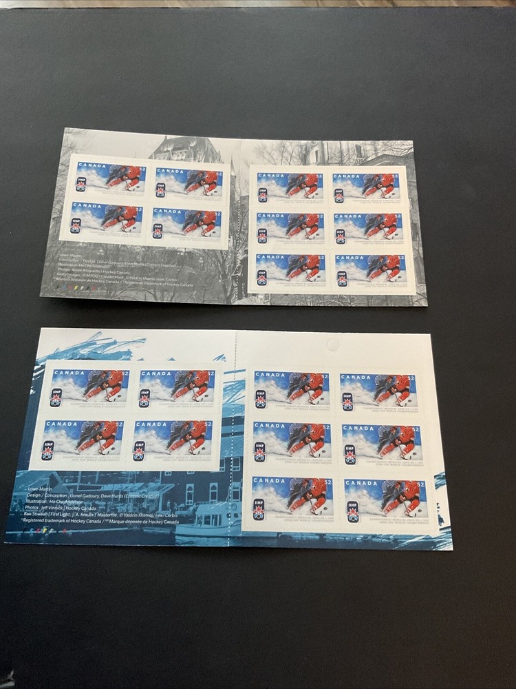 2008 Canada # 2265 , IIHF WORLD CHAMPIONSHIP SET .