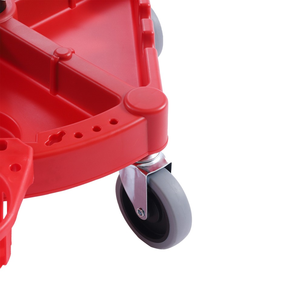 Adjustable Garage Shop Stool Rolling Work Stool Mechanic Work Seat With Casters