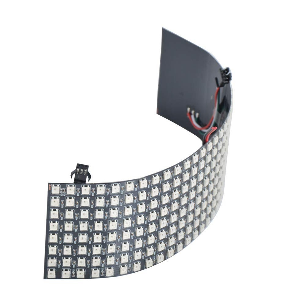 8x32 LED Matrix 256 Pixels WS2812B Digital Flexible LED Panel Individually Ad...