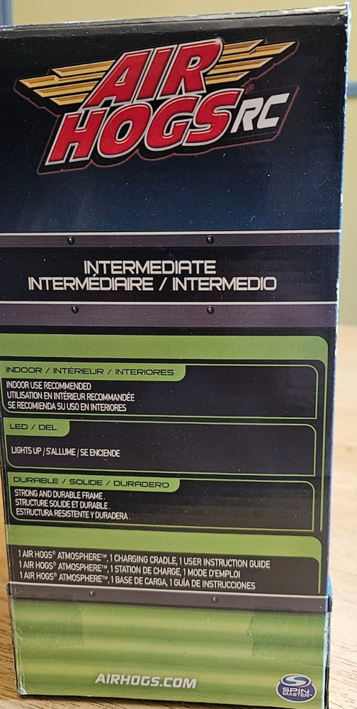 Air Hogs Rc Axis Hovering Sphere Wave Control Spin Master, Platinum Edition