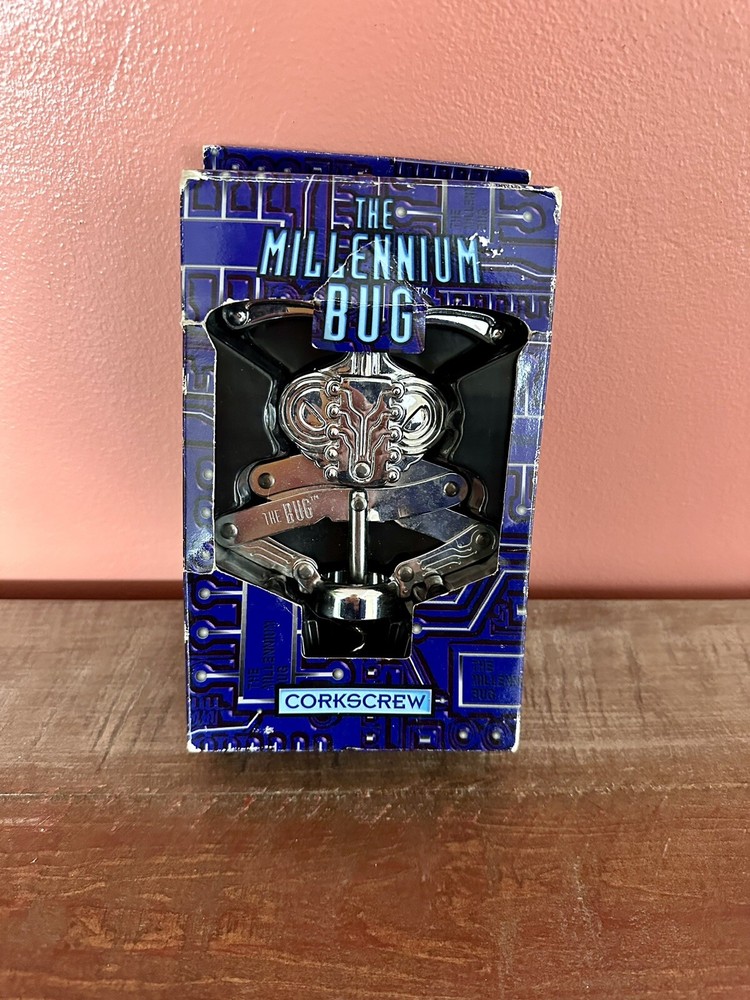 The Millennium Bug Corkscrew, Chrome, New in Box