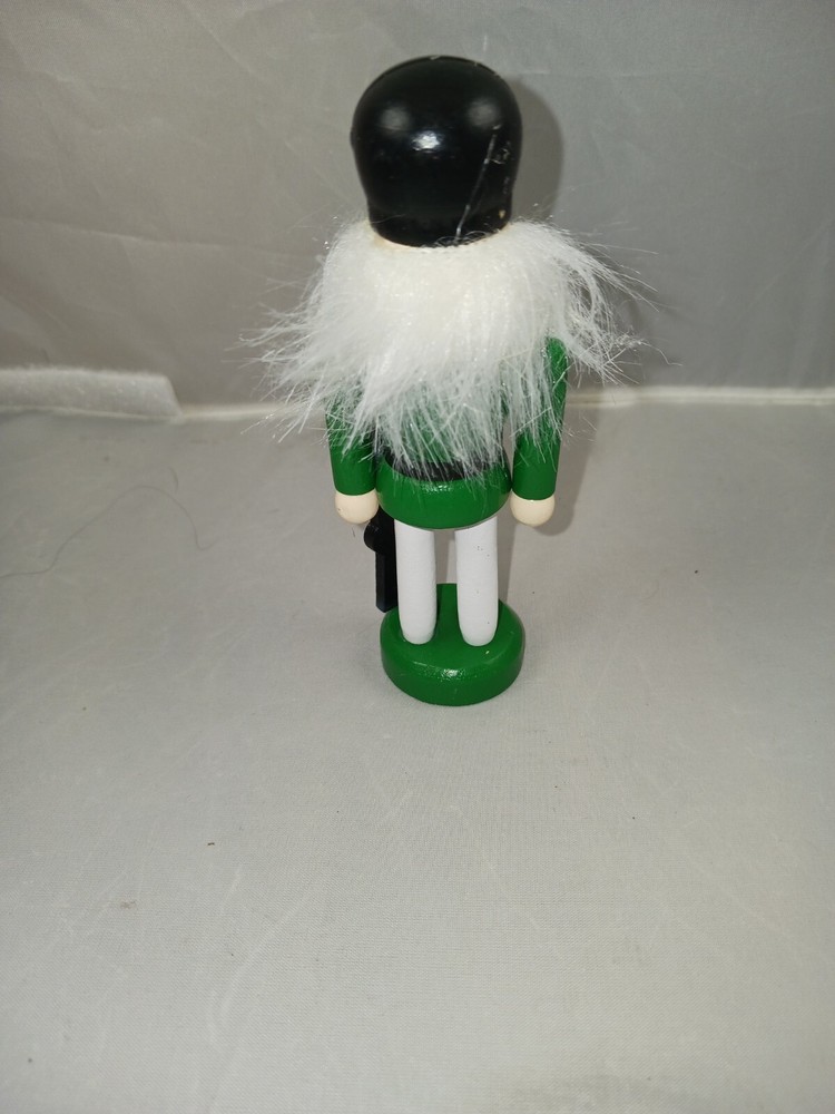 4.5 Inch Nutcracker Card Holder -- Green