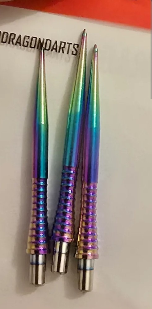 Red Dragon RAINBOW RAPTOR DART POINTS - 26mm