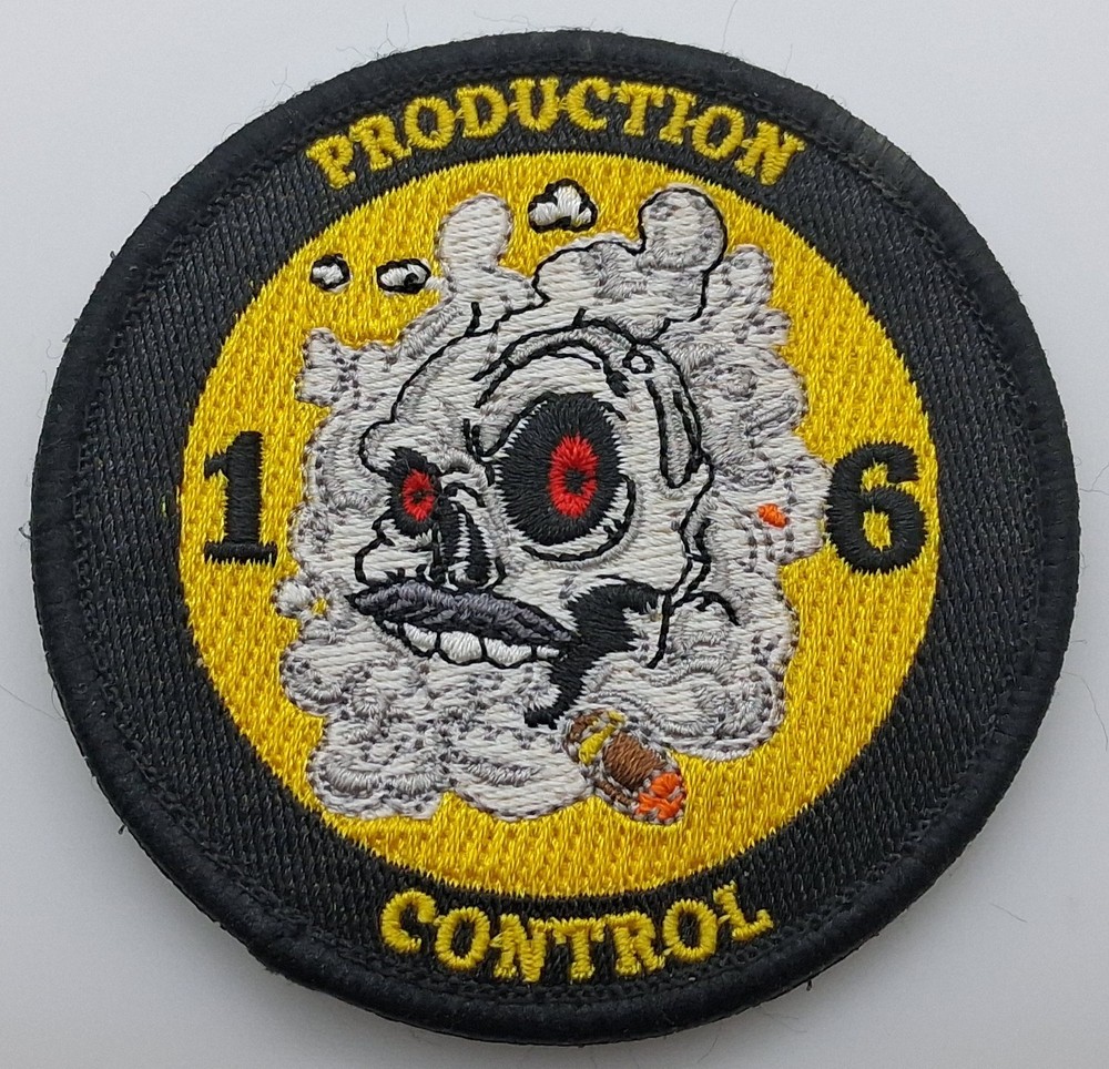 USMC Production Control Hook & Loop Patch