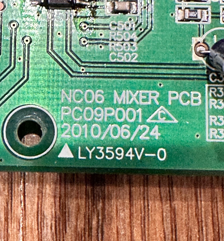 Numark Mixdeck Double Deck Controller Mixer PCB Board.....PC09P001