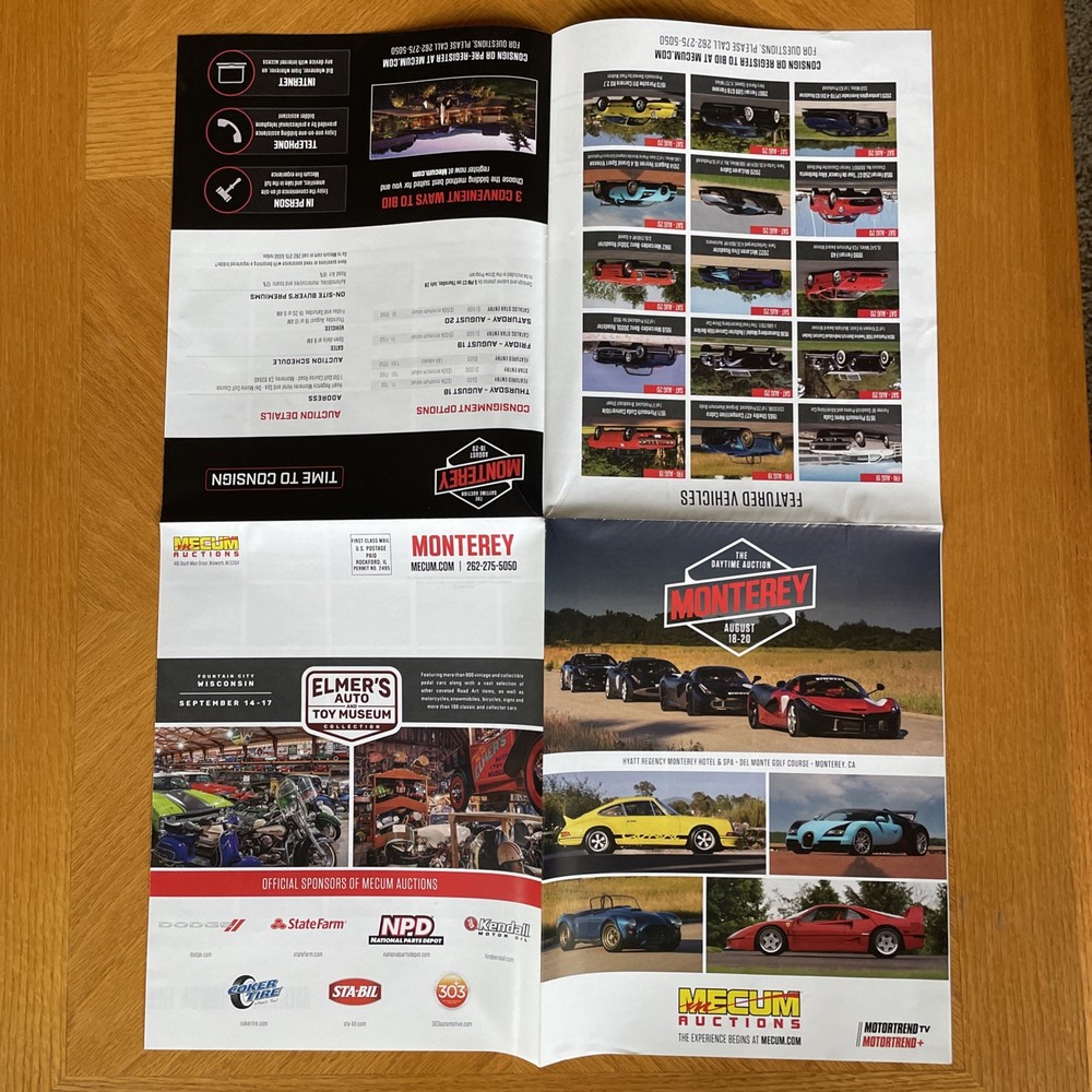 mecum car auction 2022