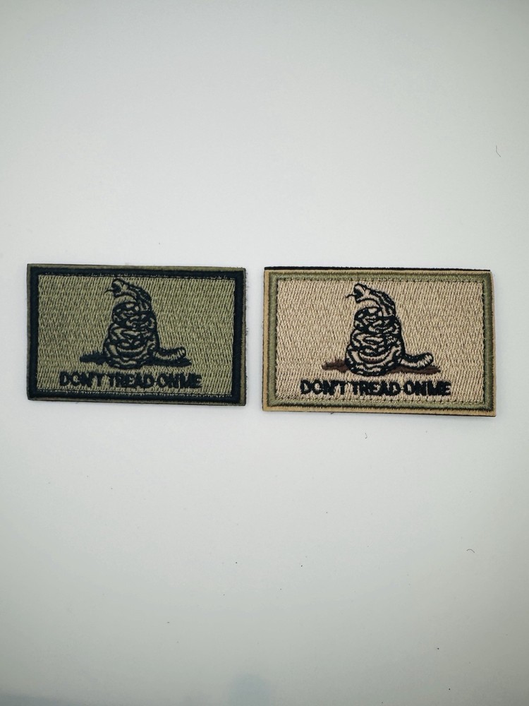 Gadsden Flag “Don’t Tread on Me”Hook & Loop Patch – Embroidered Morale Patch.