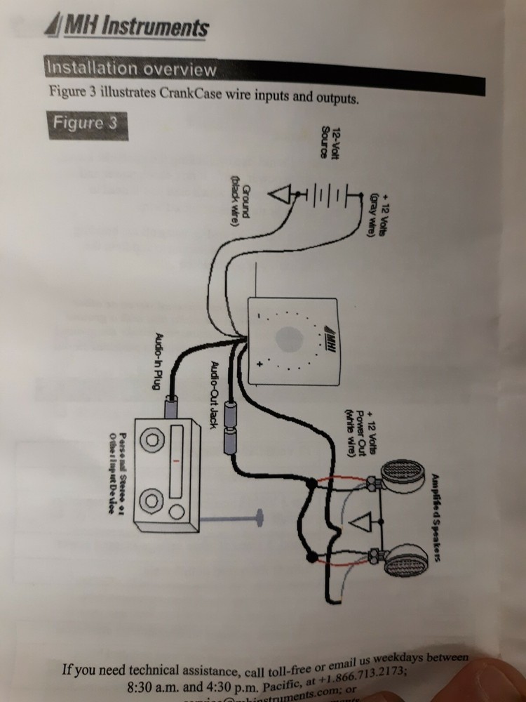CrankCase stereo volume/ power controller for 1" bars