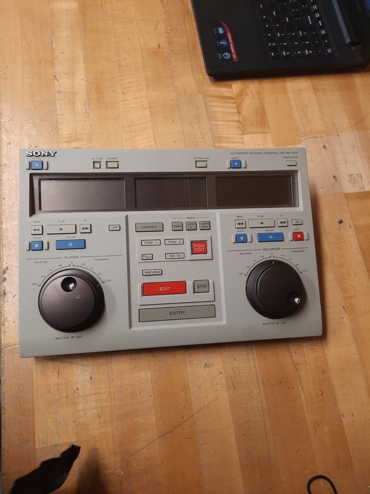Sony Automatic Editing Controller RM-E50 UNTESTED. UNIT ONLY. SOLD AS IS.