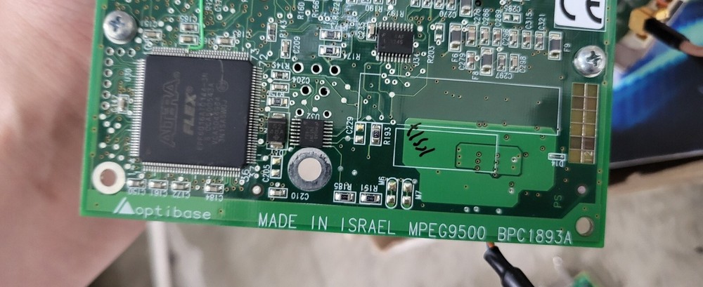 optibase card modules MM200HD + MPEG9500 + SDM290e