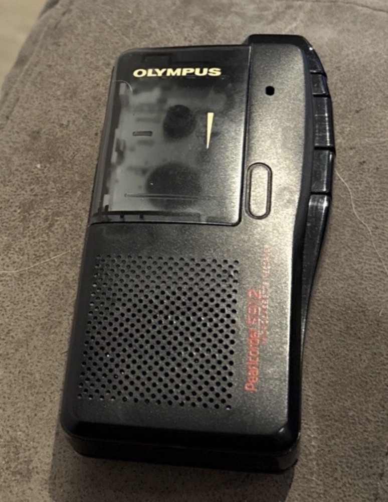 Olympus Pearlcorder S921 Microcassette Recorder Tested Working