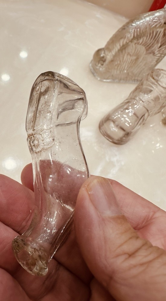 Glass Candy Containers And Book