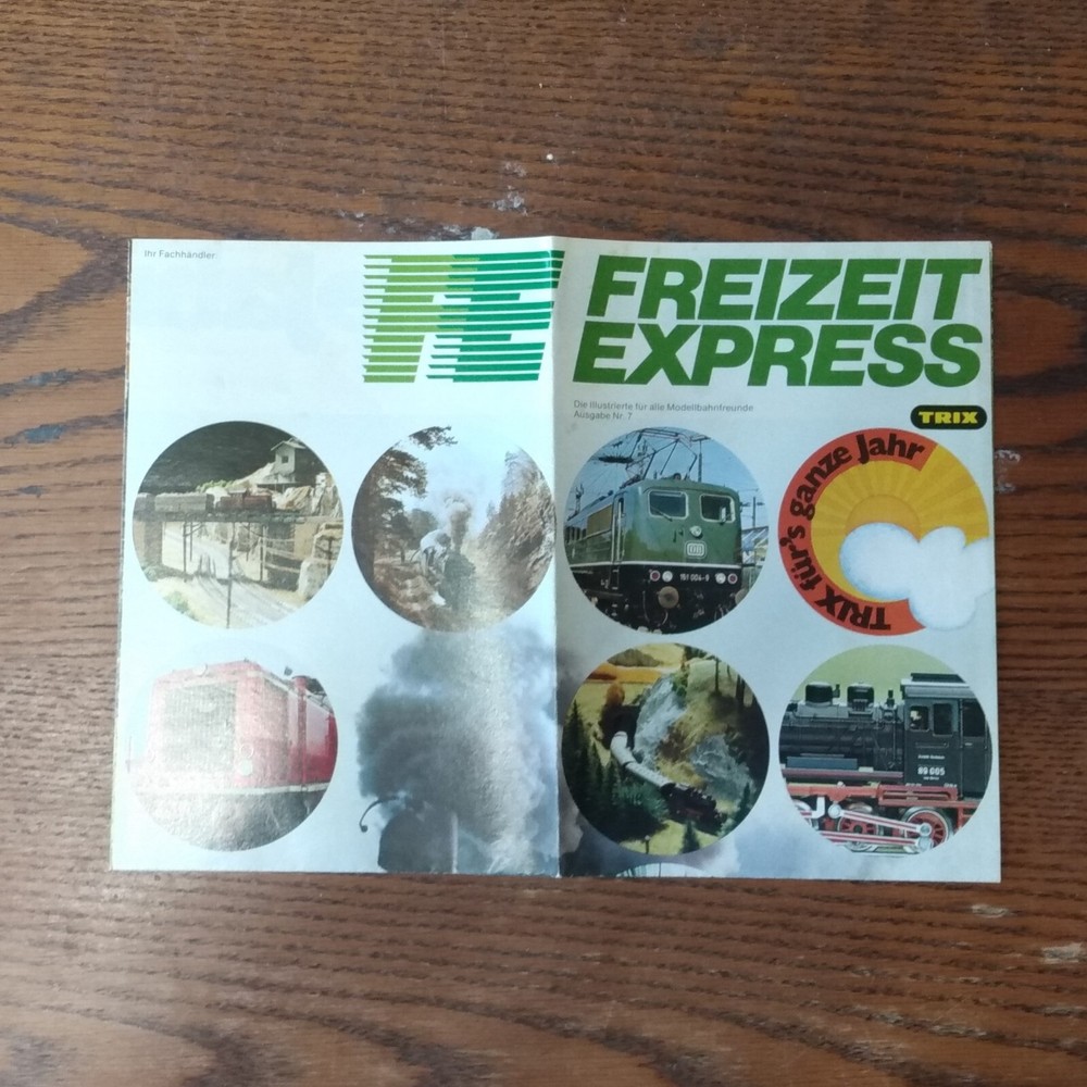 Trix Freizeit Express No. 7 poster catalog advertisement 16x23