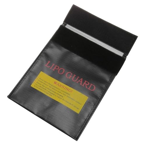 Lithium Battery Explosion-Proof Bag High Temperature Storage Protective Black
