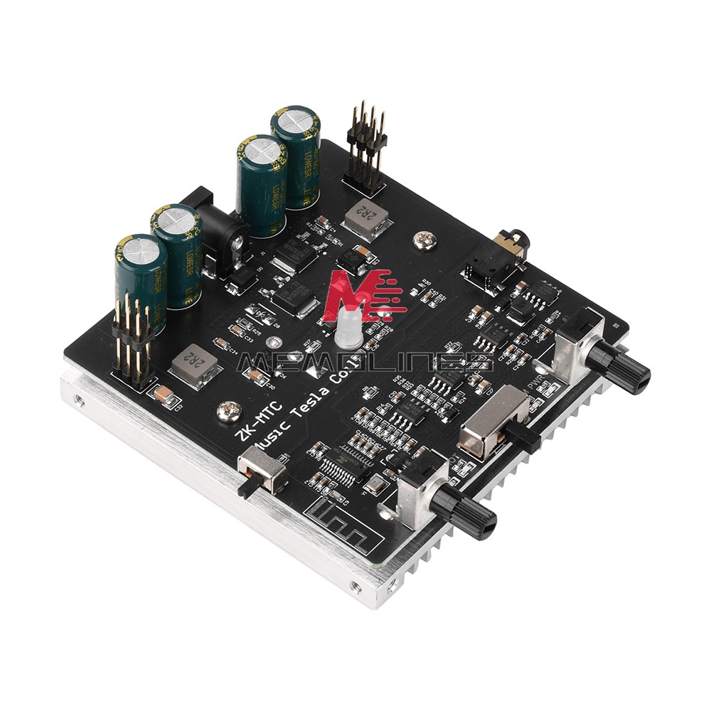 MTC Dual-Mode Music Tesla Coil Artificial Lightning Touchable Bluetooth Decoding