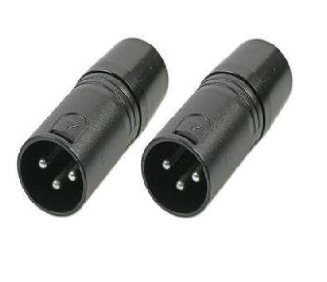 3 Pin DMX Terminators 2 Per Pack,Black