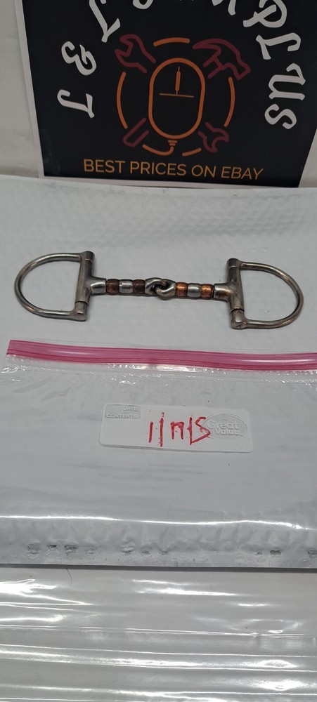 Egg Butt Snaffle Bit Horse Riding with Copper Roller