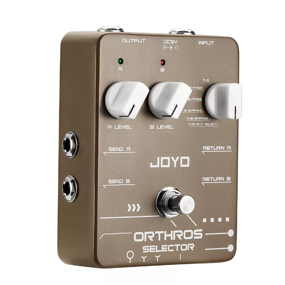 JOYO JF-24 ORTHOS Loop Guitar Effect Pedal 6 Looping Modes 2 Line Loop Selector