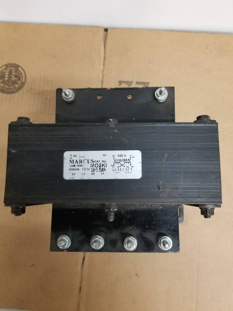 Marcus MO2KI Voltage Transformer 2000va 600v-ac 120/240v-ac
