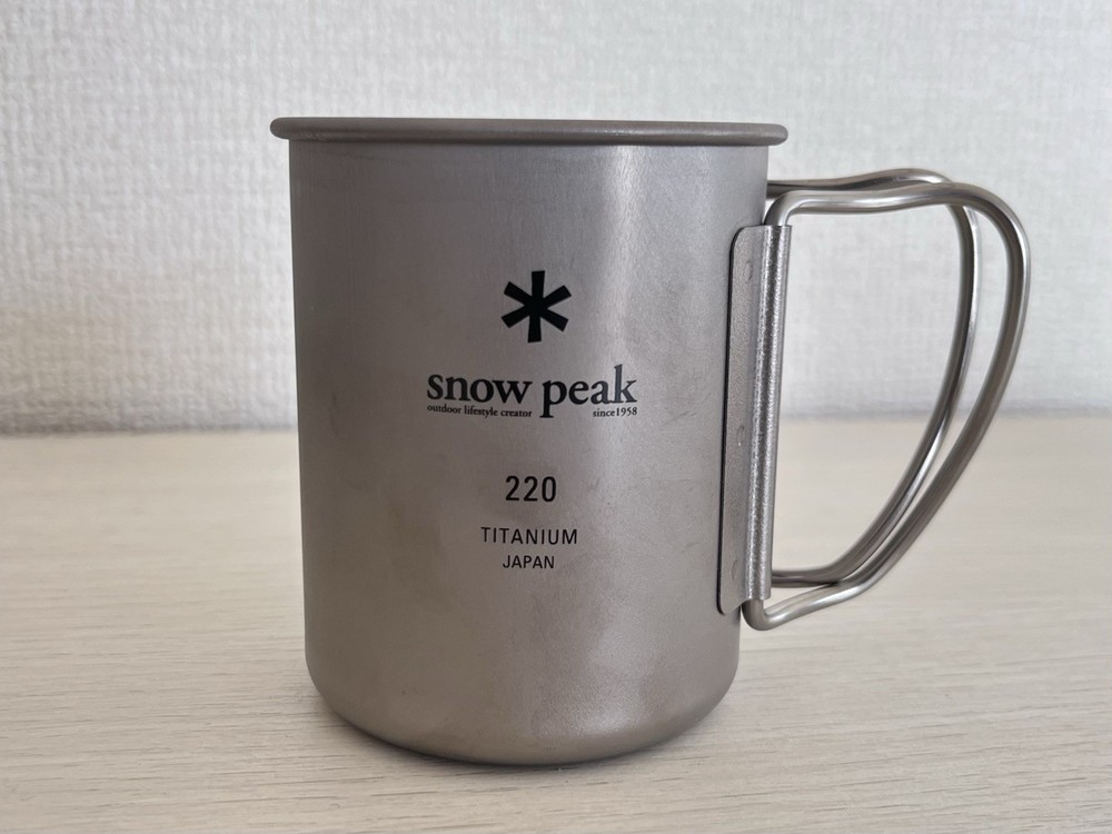 Snow Peak Titanium Single Mug 220