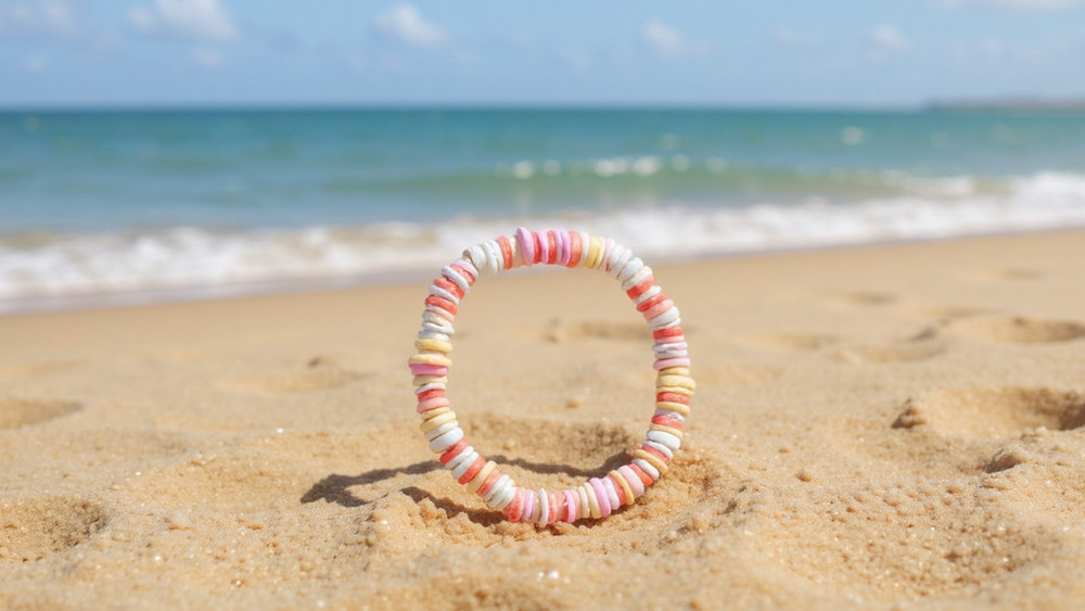 Natural Pink Shell Bracelet
