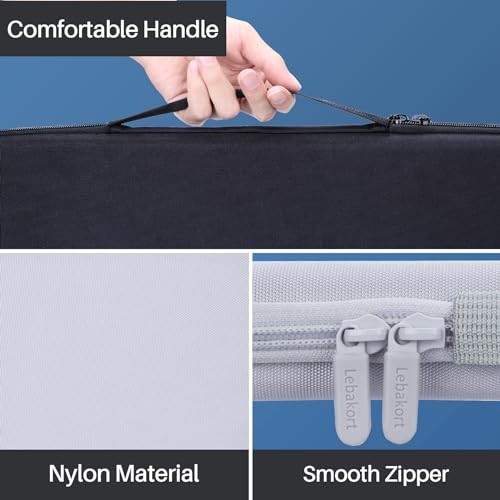 Hard Carry Case Compatible with Logitech MX Keys S MX Keys S Case Graphite Case