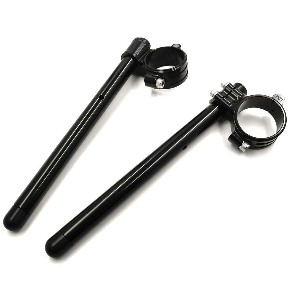 HTTMT- USA CNC 22mm Handlebars 50mm Riser Fork Clip-Ons Handle Bar CNC Handlebar