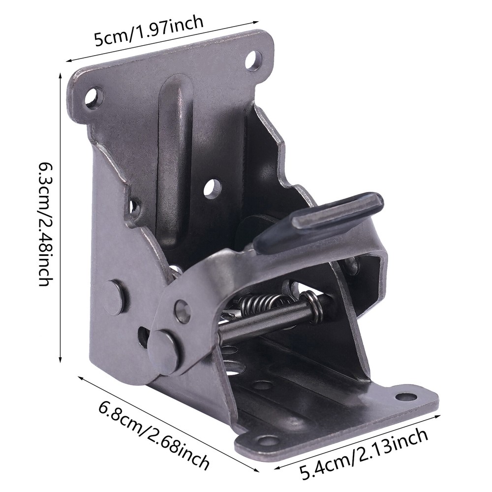 4* Folding Brakcet 0°-90° Table Folding Hinges Table Self Lock Extension Support