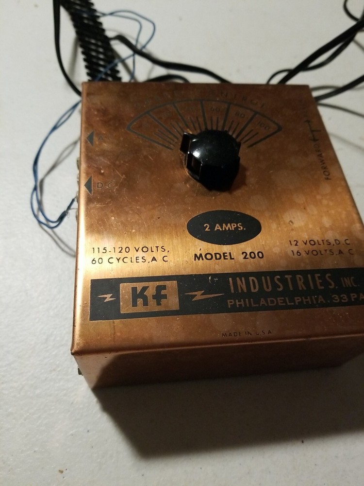 KF INDUSTRIES MODEL 200 2A TRAIN TRANSFORMER
