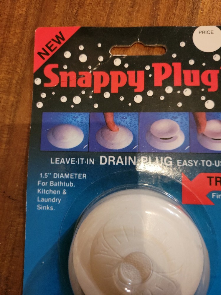 Snappy Plug'r Leave In Drain Plug
