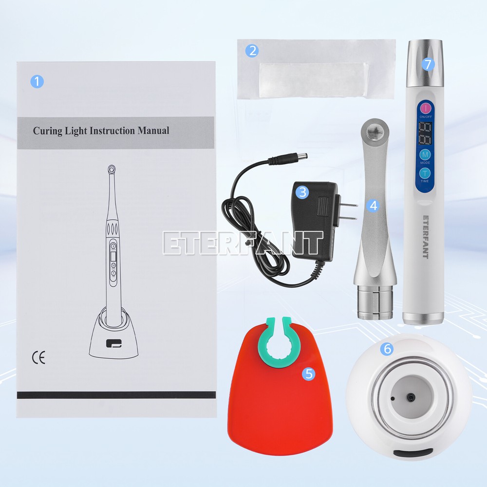 ETERFANT DTE Dental iLed Max 1 Sec Curing Light LED Curing Lamp 2500 MW/CM