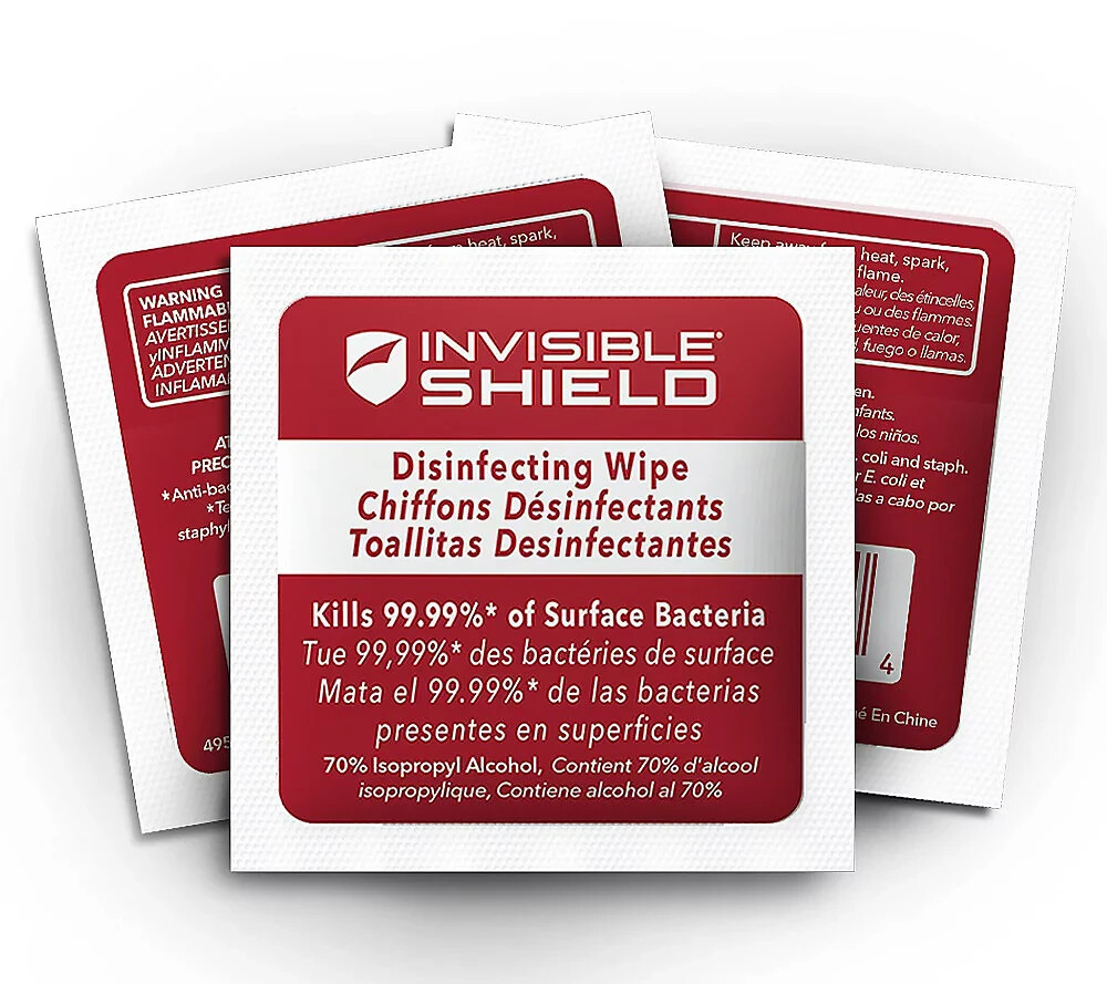 InvisibleShield Antimicrobial Wet Wipe (2) 25 Pack