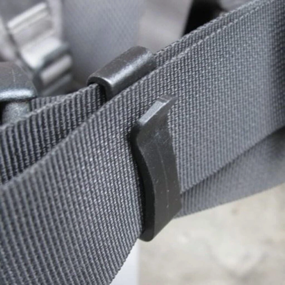 20pcs 25mm Quick-Slip Clip Keeper Buckles Molle Tactical Backpack Webbing Strap