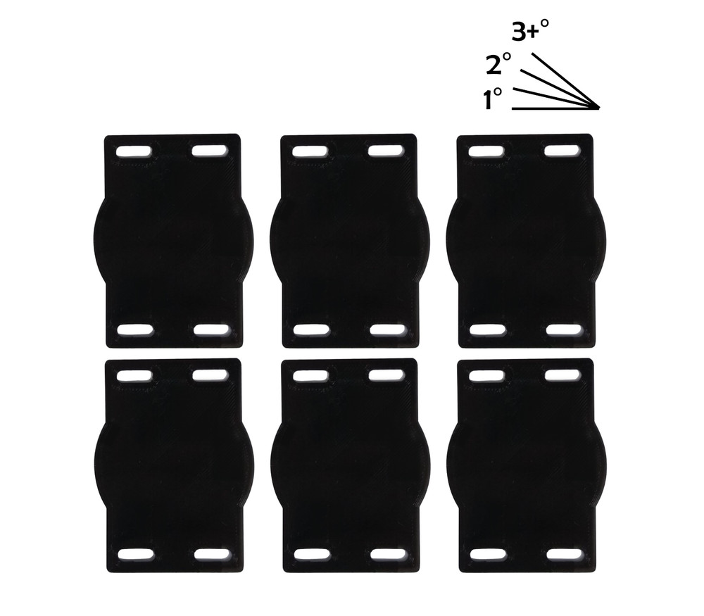 Cleat WEDGES 1 degree x 6 for SPEEDPLAY (stackable)
