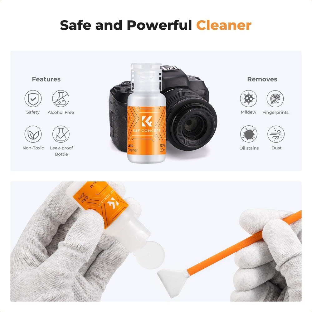 Professional Full Frame Sensor Cleaning Kit Digital Camera Lens Cleaner Kit ...