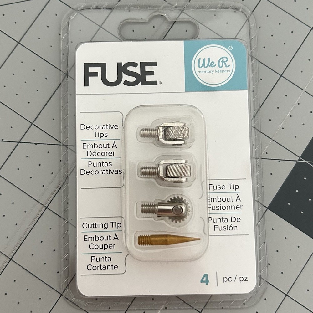 We R Memory Keepers FUSE Tool Decorative & Cutting Tips Accessory Pack 6608707