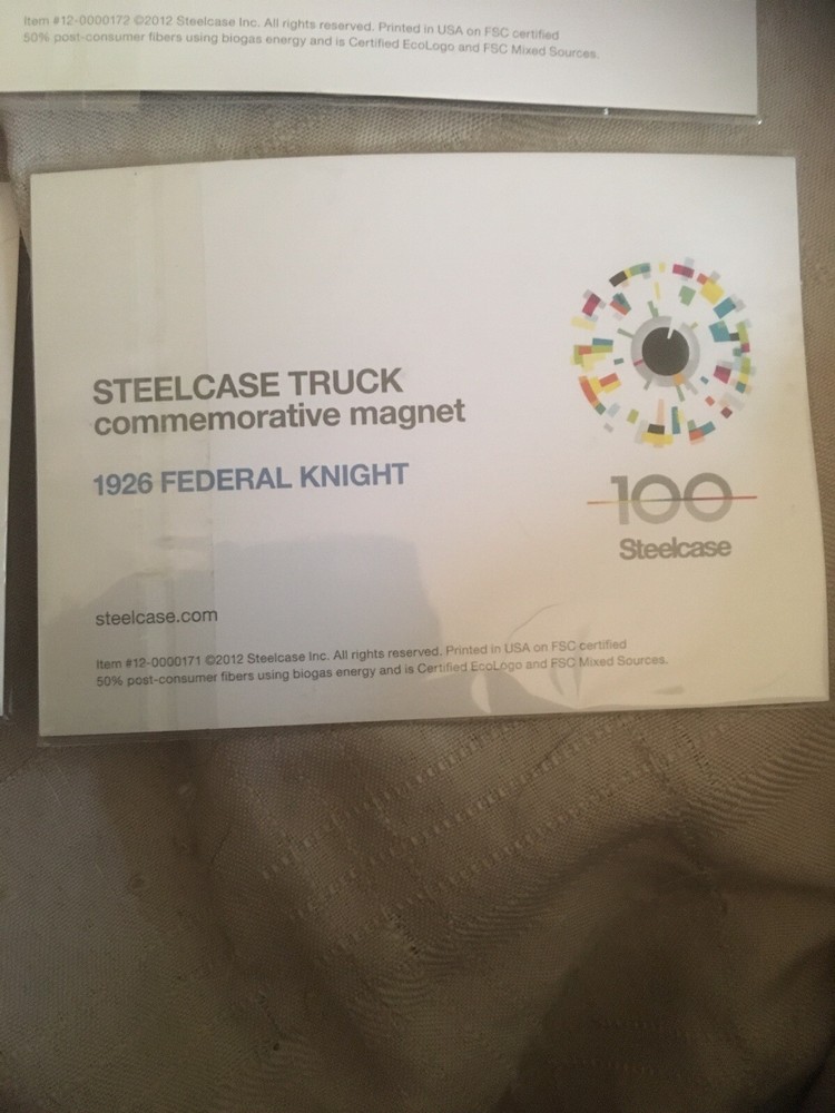 STEELCASE COMMEMORATIVE MAGNETS @ 4