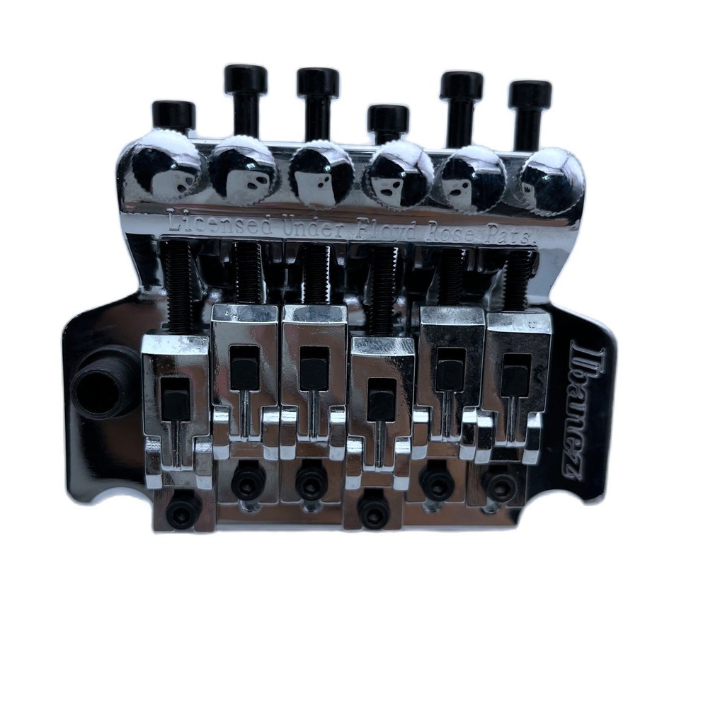 Chrome Electric Guitar Double Locking Tremolo System Bridge