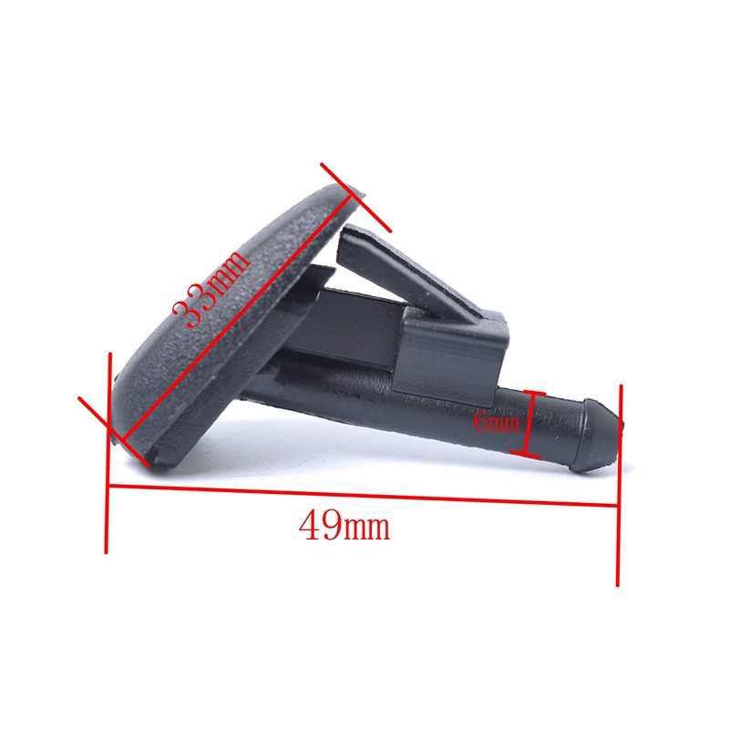 2Pack Front Left/Right Car Vehicle Windshield Washer Nozzle For BMW 3 Series E36