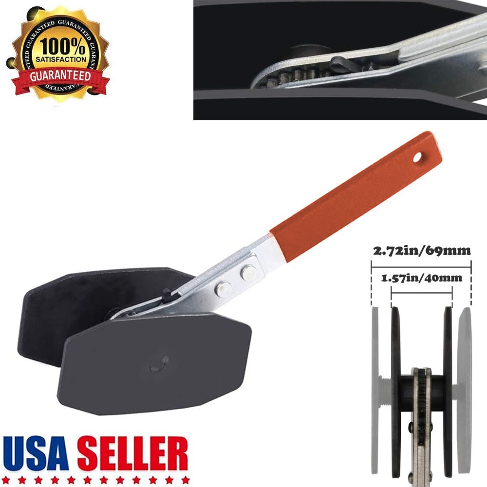 Portable Handle Brake Caliper Press Compression Tool 360° Swing Orange Tool