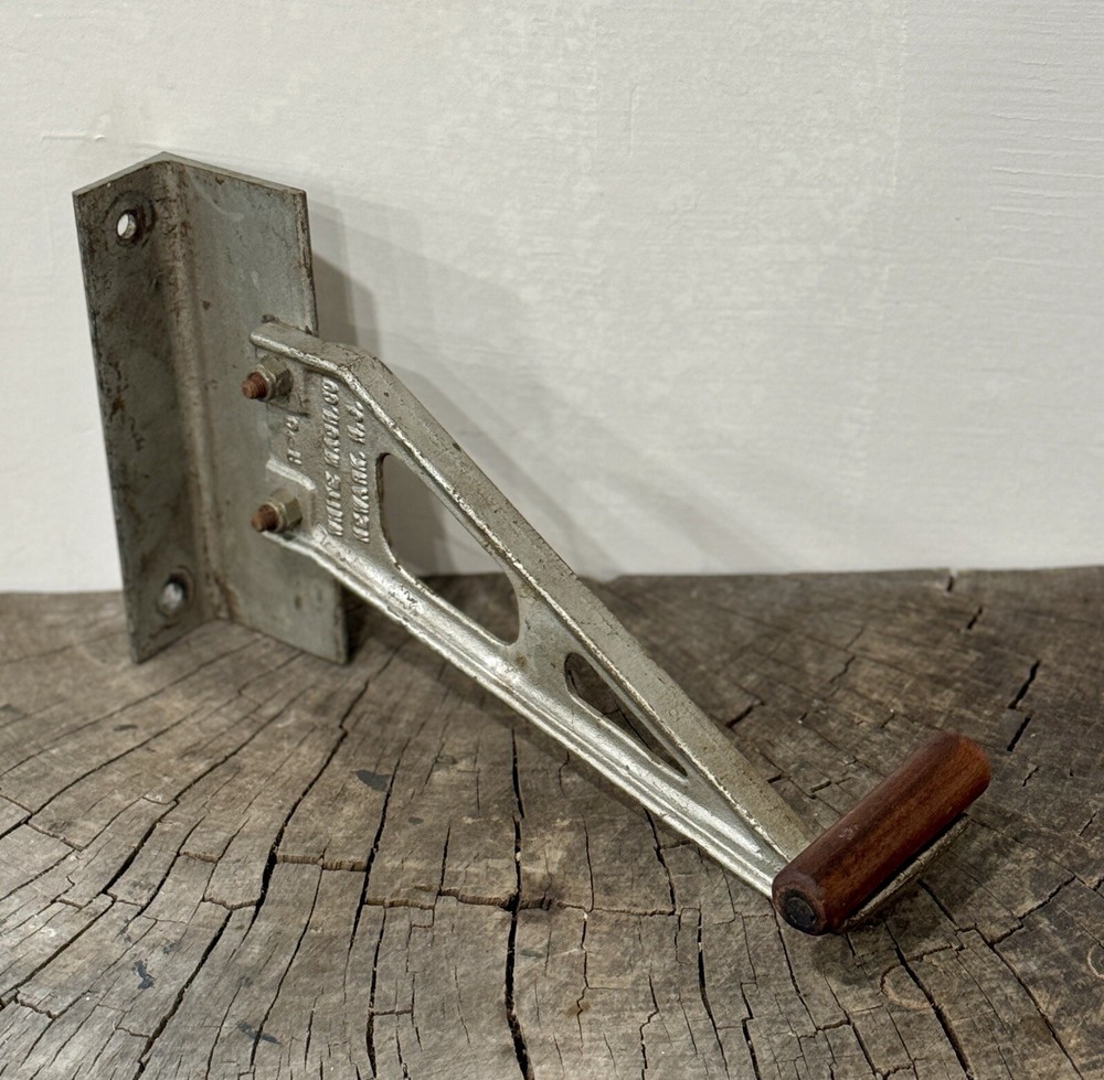Vintage Cast Iron Coat Hat Hook Machine Era