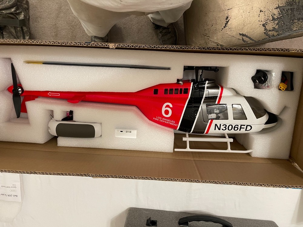 Fly Wing Bell-206 V3 6CH GPS 3D Hovering Auto Return RC RTF Helicopter