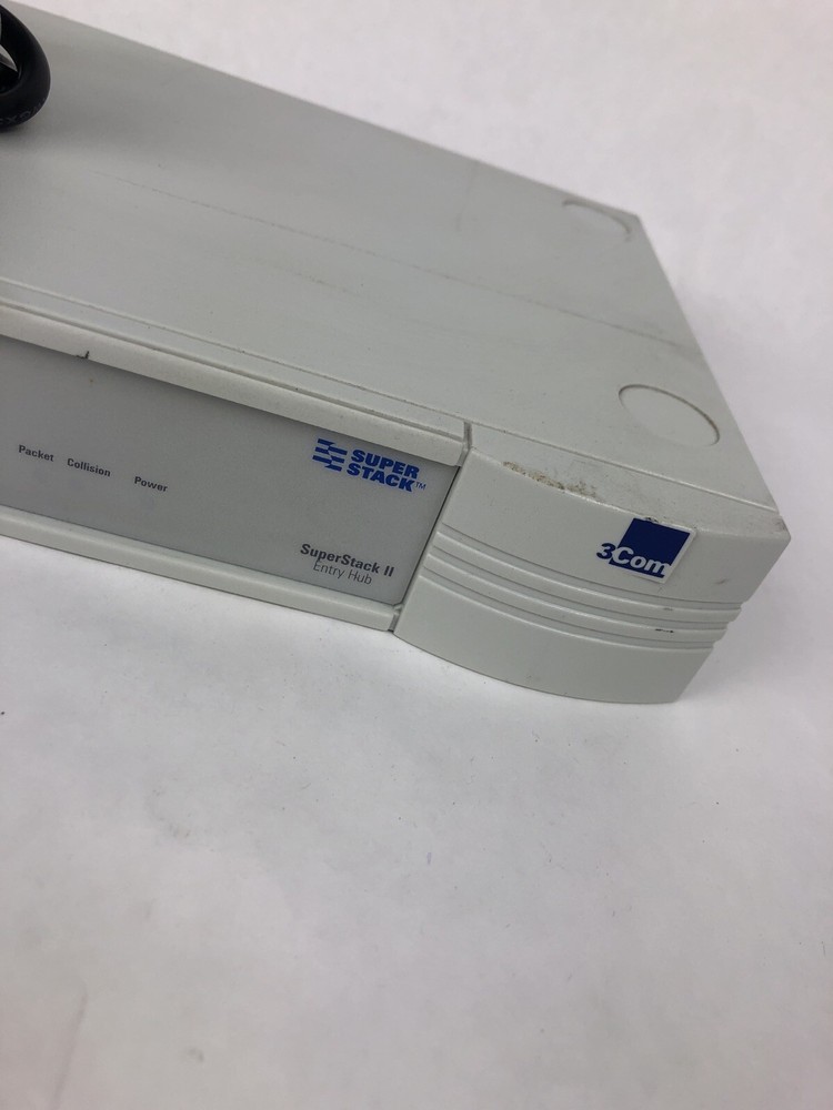 3COM SUPER STACK II 12-PORT SWITCH HUB 3C16440 NETWORK ETHERNET PS HUB FSTSHP