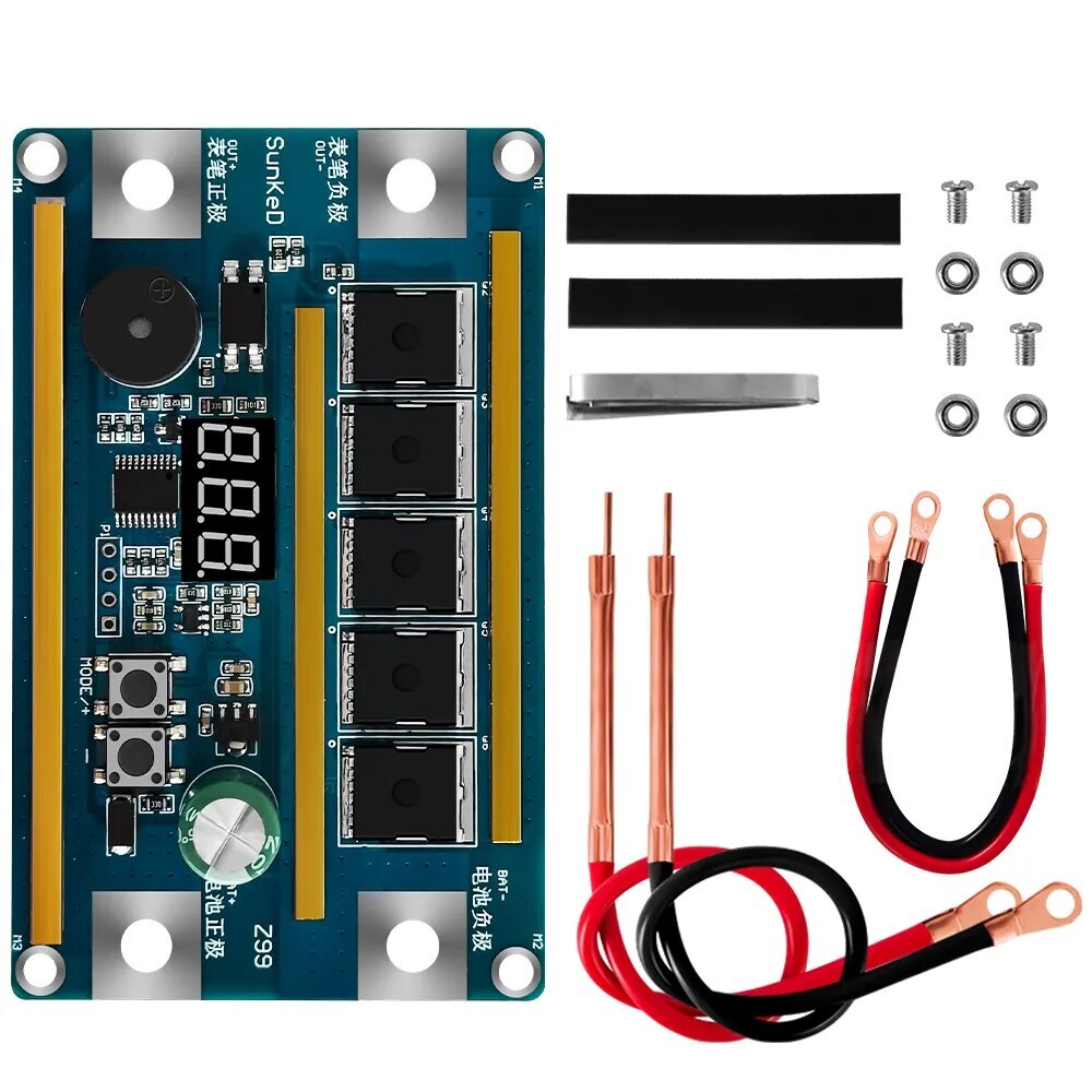 Spot Welder DIY Kit Mini Spots Welding Machine Control Board for Welding Battery