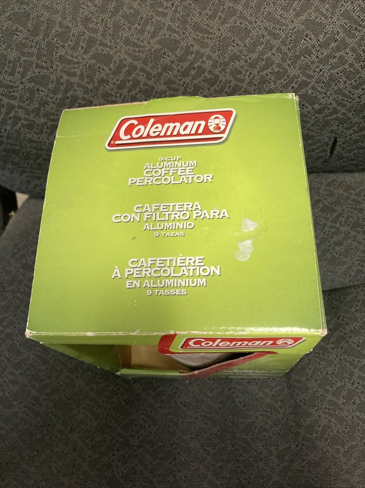 Coleman 9 cup Aluminum Coffee Percolator