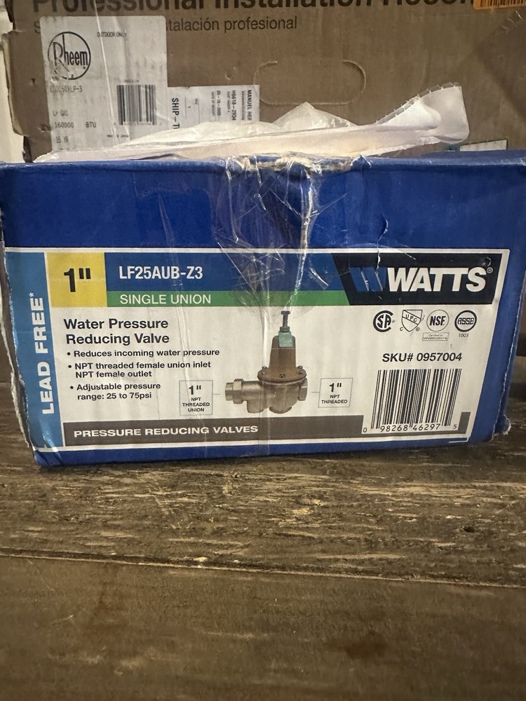 WATTS LF 25AUB Z3 Water Pressure Reducing Valve