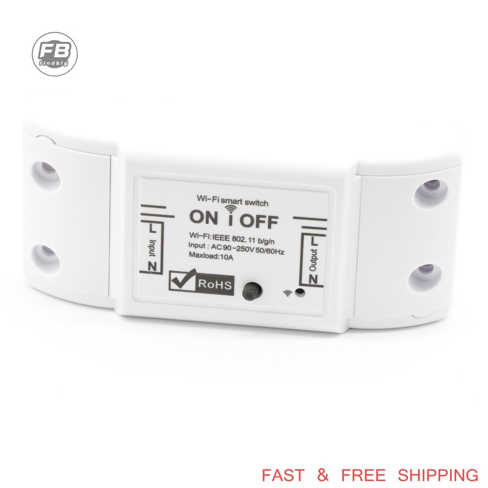 Smart WiFi Switch APP Remote Control ON OFF For Smart Life Google/IFTTT/Amazon