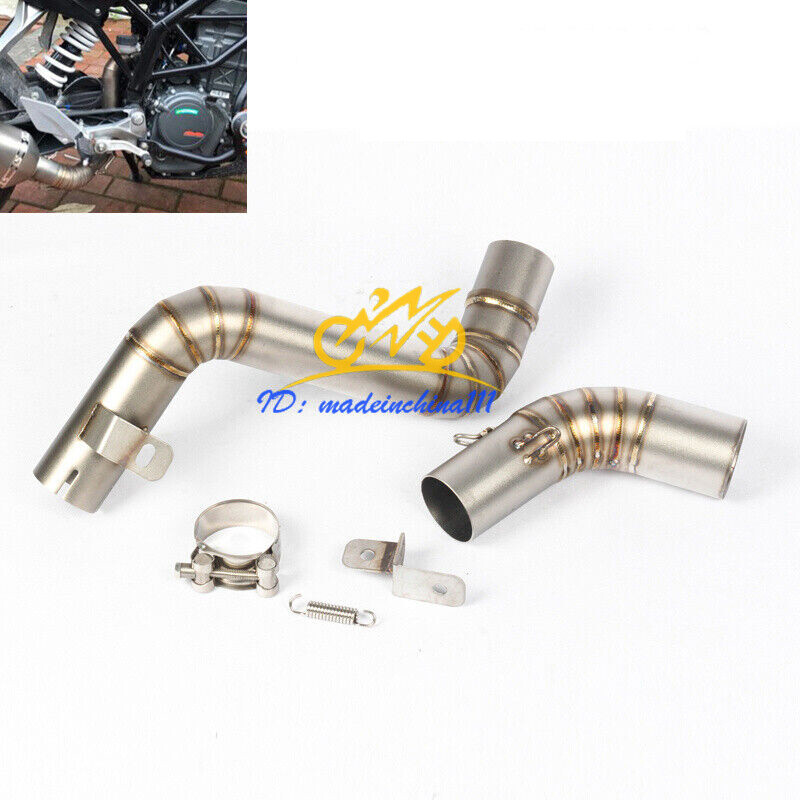 Exhaust Mid Link Pipe Modified Connection Pipe Escape For Duke 200 390 2012-2016